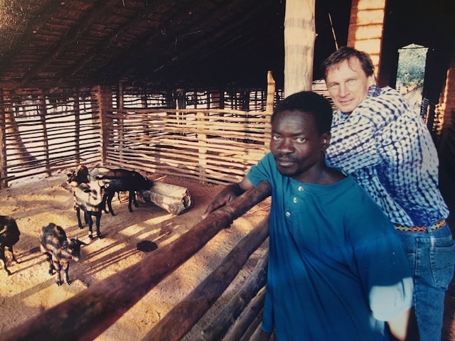 The goat compound at Bunda College of Agriculture, Malawi